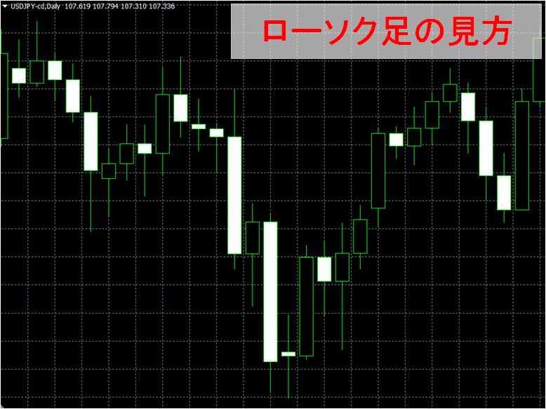 【FX】ローソク足の見方～見るべきポイント